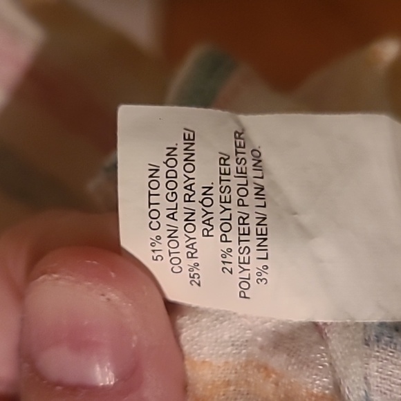 🍀Lucky Brand 🍀 breezy tie back button up shirt - Picture 4 of 7